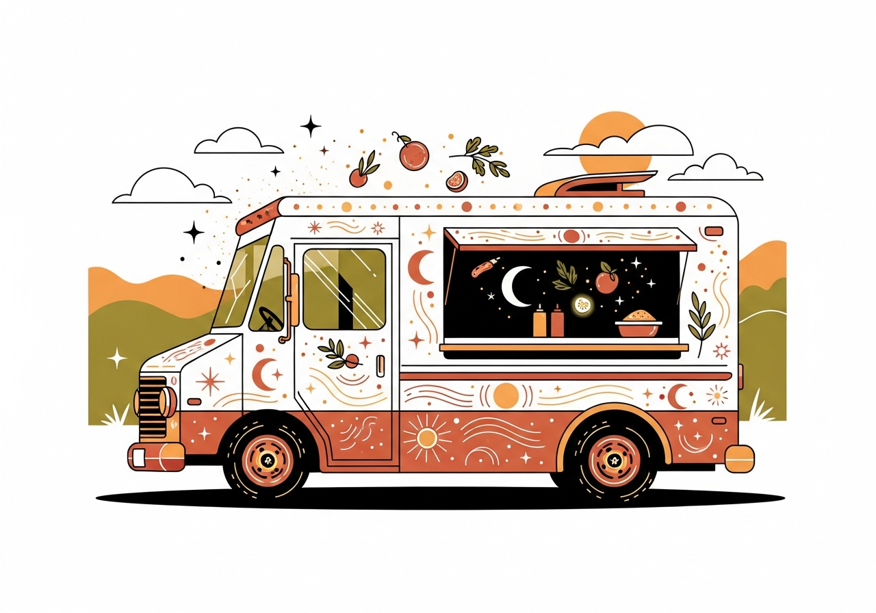 Magic Food Truck project illustration